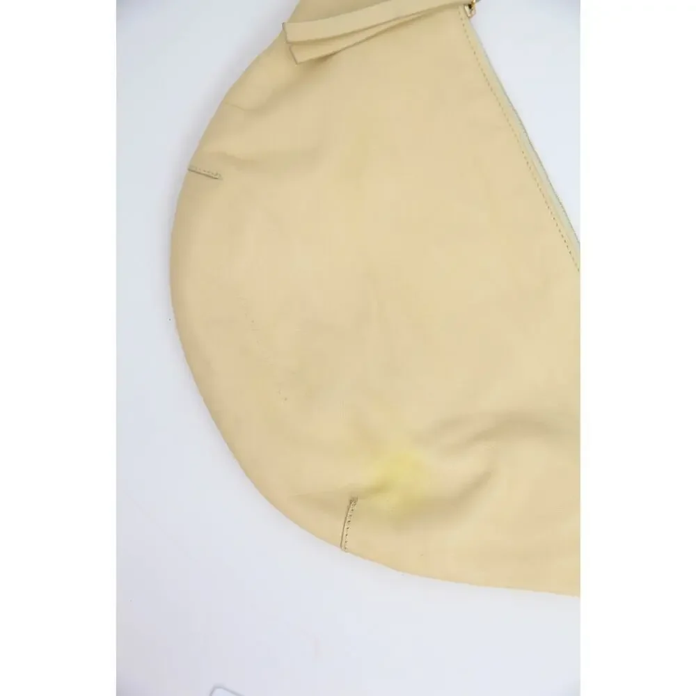 Freda Salvador Elodie Crescent Bag in Yellow